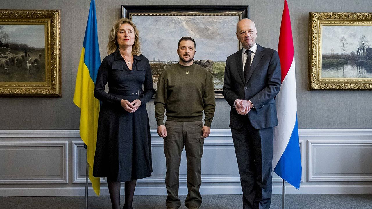 Volodymyr Zelensky en Holanda, visita inesperada del presidente de Ucrania