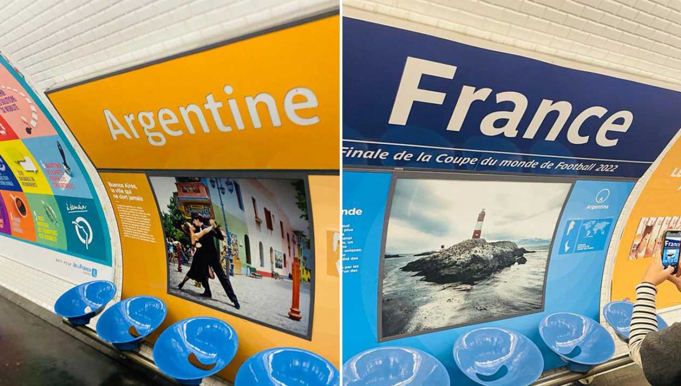 „Argentyńska” stacja paryskiego metra zmieniła w nocy nazwę na „Francja” (fot. TT/RATP Group)