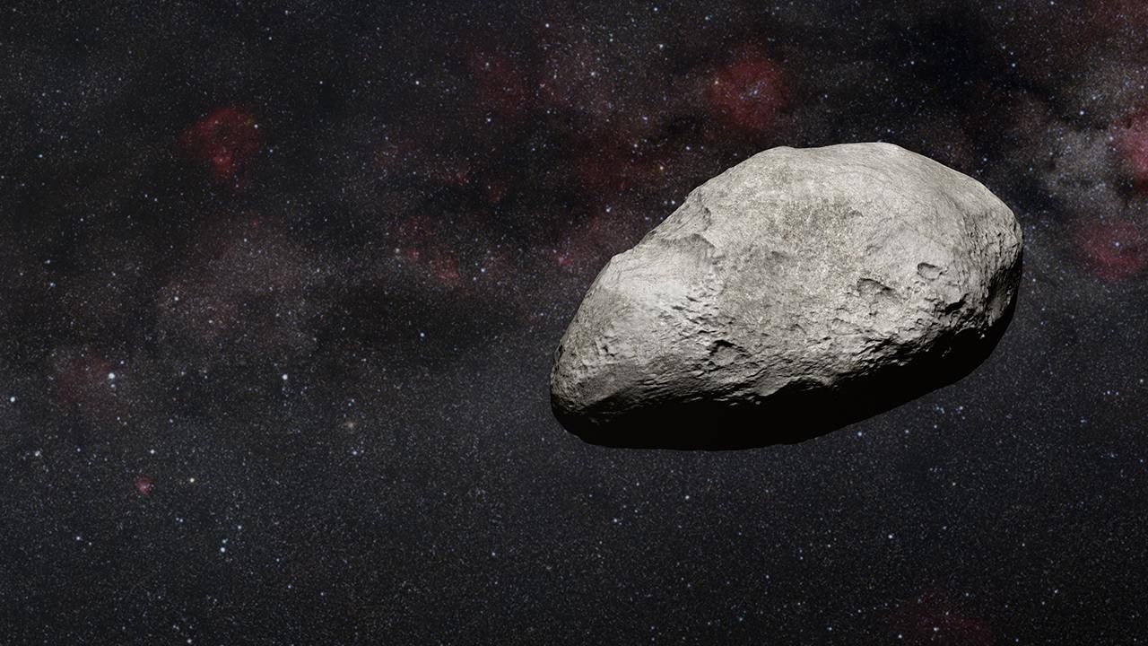 Odkryta asteroida ma 64,9 metra (graf. NASA)