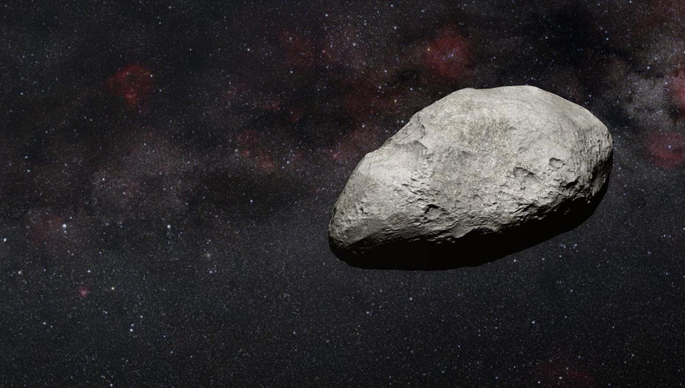 Odkryta asteroida ma 64,9 metra (graf. NASA)