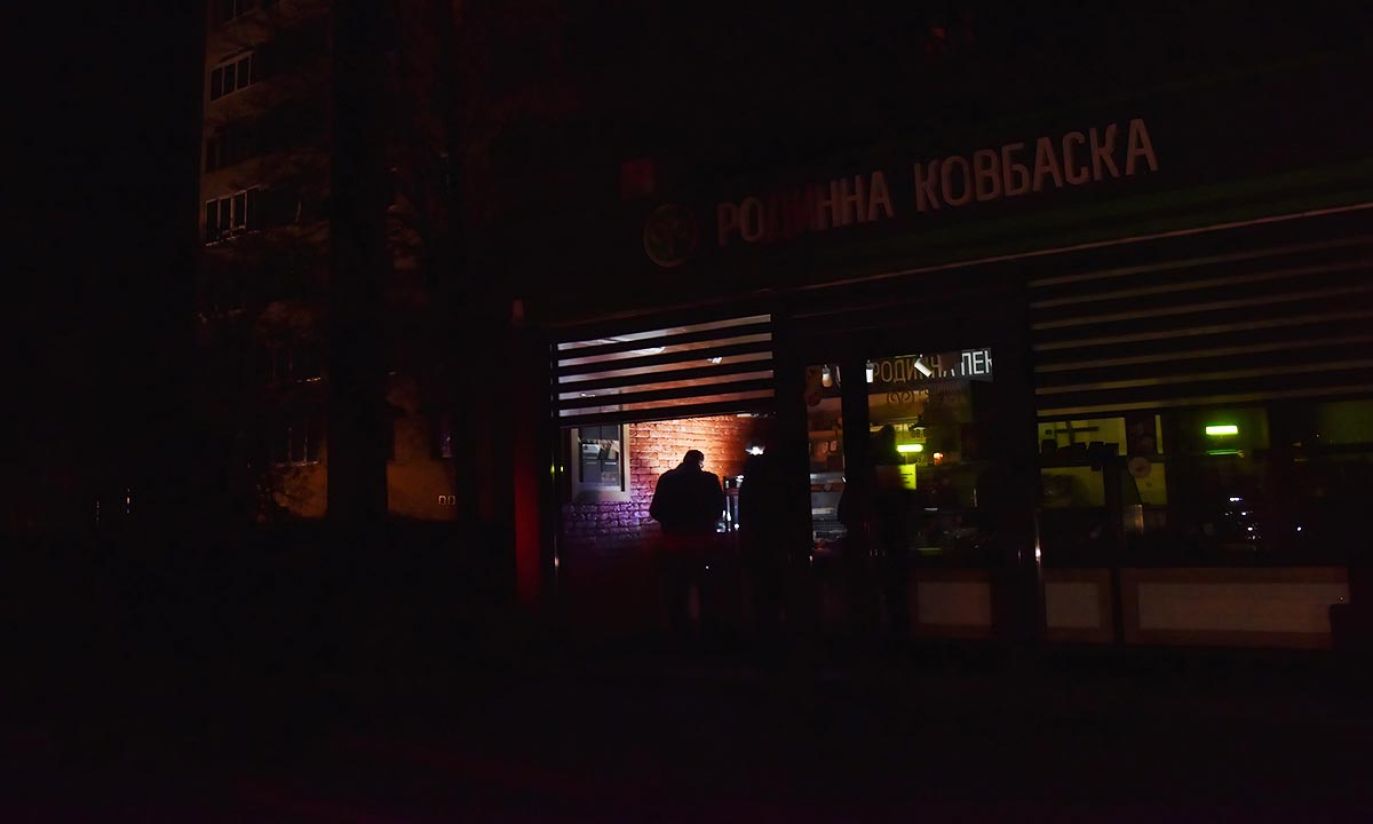 Ukraina pogrążona w ciemnościach